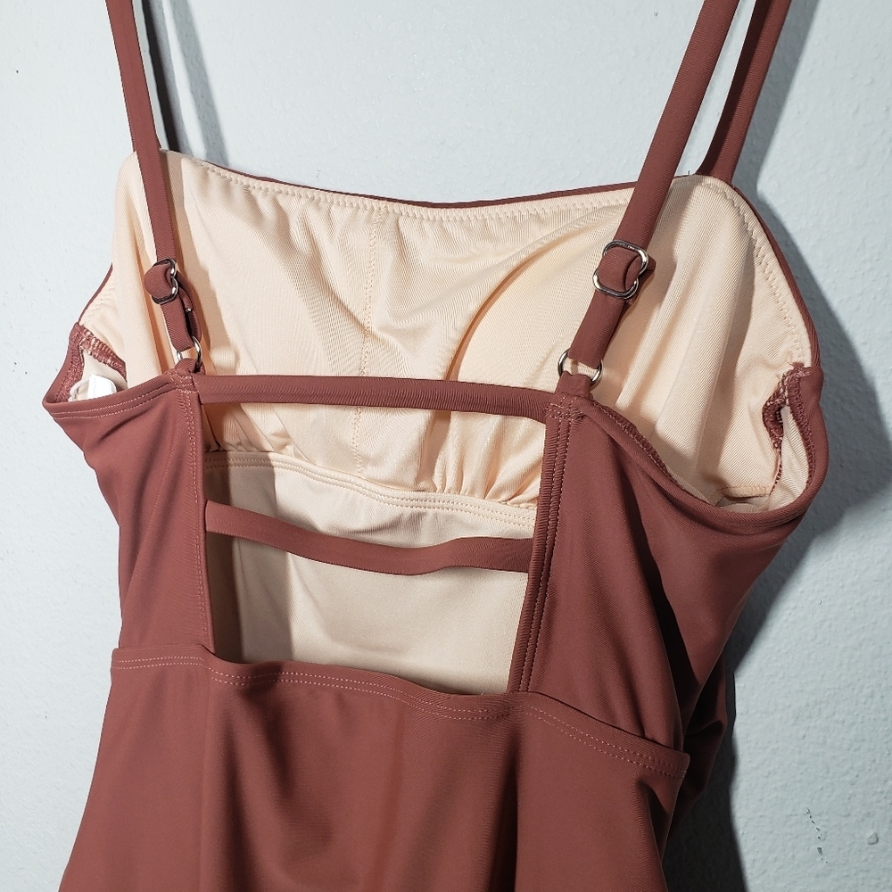 Rust Brown Swimsuit - Picture 4 of 8